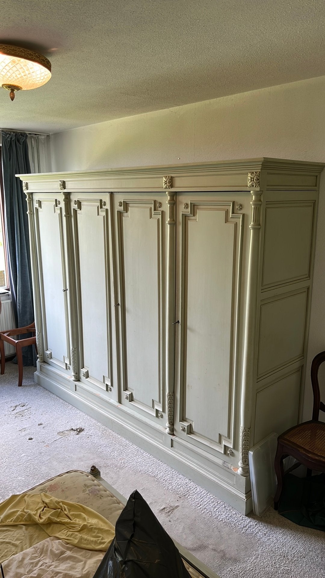 Antiek Franse Brocante Barok Lodewijk Kast Kledingkast., Ophalen