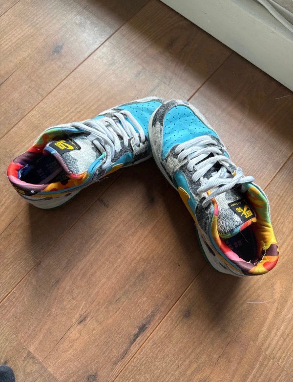 Nike SB Dunk Low Ben & Jerry's Chunky Dunky, Ophalen of Verzenden, Gedragen, Overige kleuren, Sneakers of Gympen
