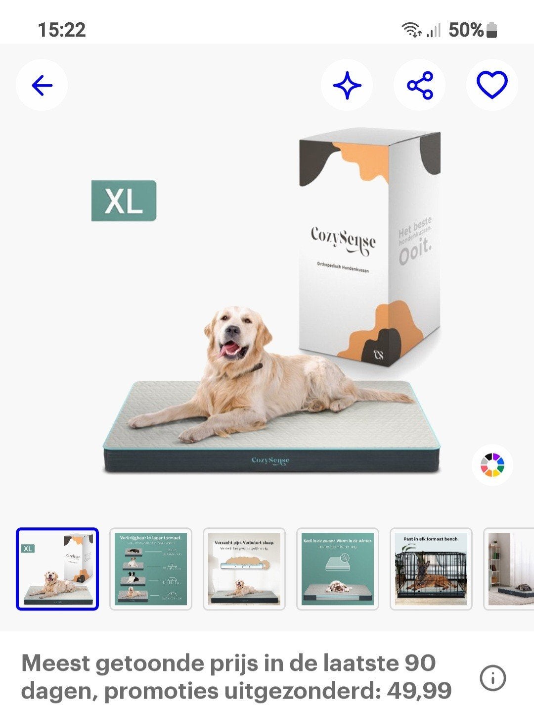 orthopedisch hondenkussen, Ophalen, Nieuw