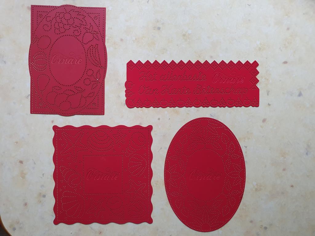 4 x Ornare prikmal, Ophalen of Verzenden