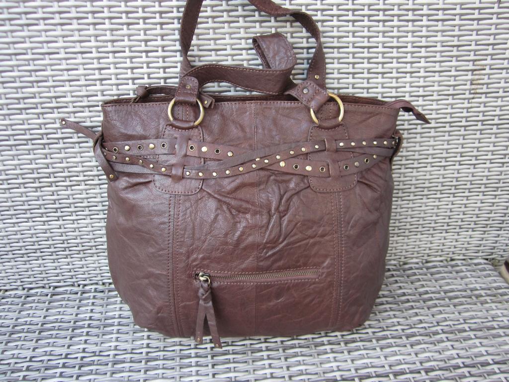 van Dalen , stoere bruin leren handtas., Sieraden, Tassen en Uiterlijk, Tassen | Damestassen, Ophalen of Verzenden, Gebruikt, Bruin
