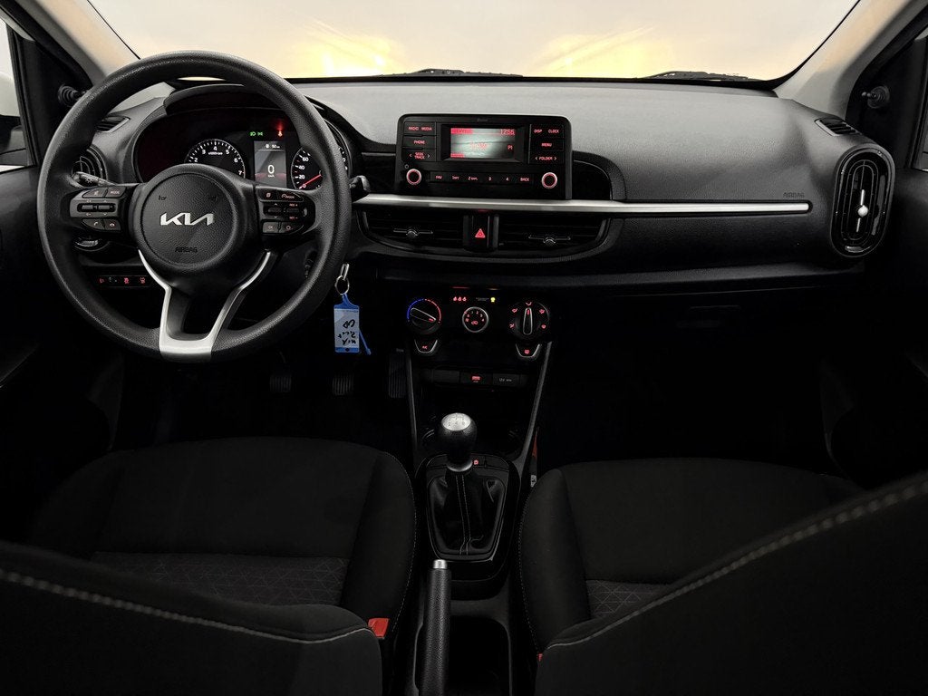 Kia Picanto 1.0 DPi ComfortLine 5p Airco, Cruise control, A, Voorwielaandrijving, Stof, Gebruikt, Wit