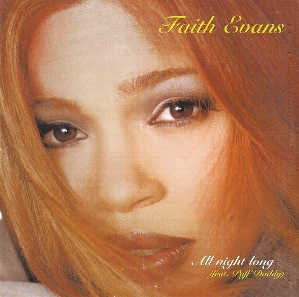 FAITH EVANS CD SINGLE ALL NIGHT LONG + PUFF DADDY, 6 singles of meer, Ophalen of Verzenden, Zo goed als nieuw, Pop