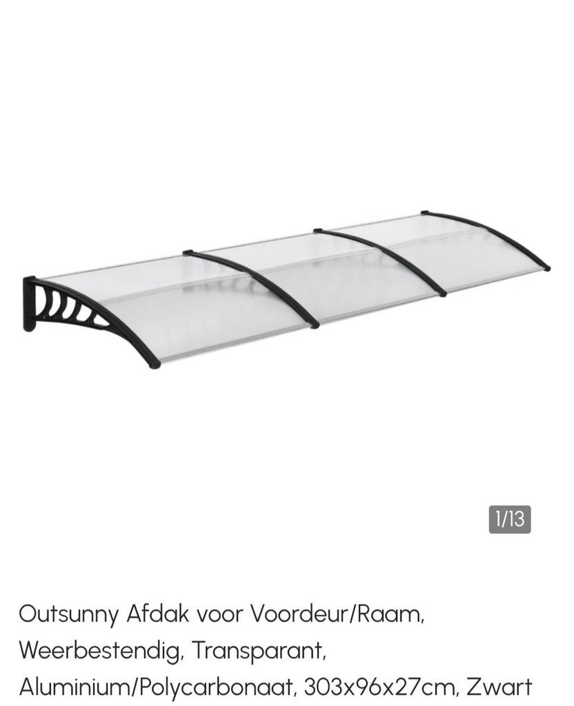 Deurluifels outsunny 303x96x27, Tuin en Terras, Ophalen of Verzenden, Nieuw, Overige typen