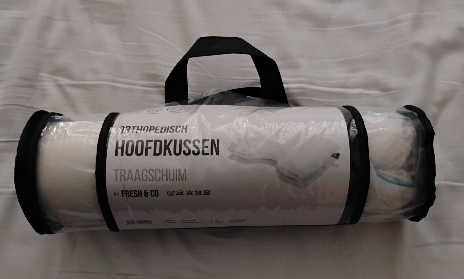 Orthopedisch Hoofdkussen met Traagschuim, Huis en Inrichting, Slaapkamer | Beddengoed, Ophalen, Nieuw, Eenpersoons, Wit