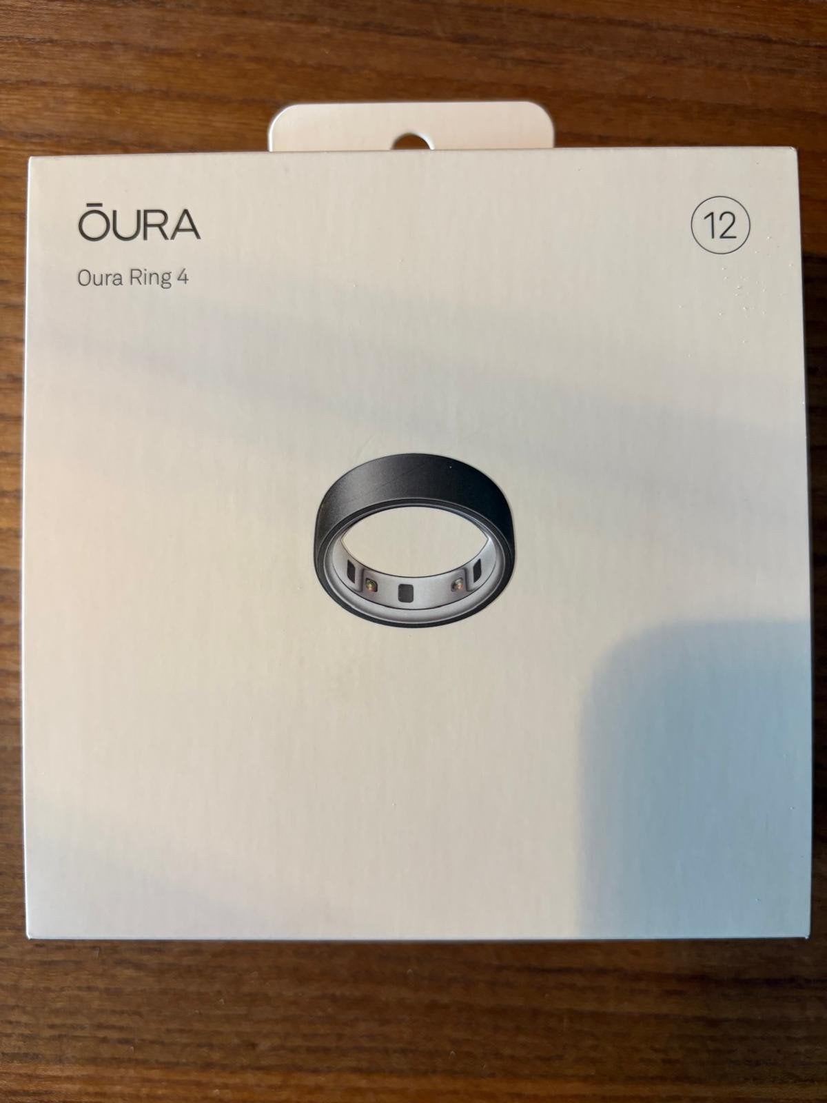 Oura Ring Gen 4 Maat 12 Stealth - Nieuw in Verpakking, Zwart, Nieuw, Ophalen of Verzenden, Kleiner dan 17