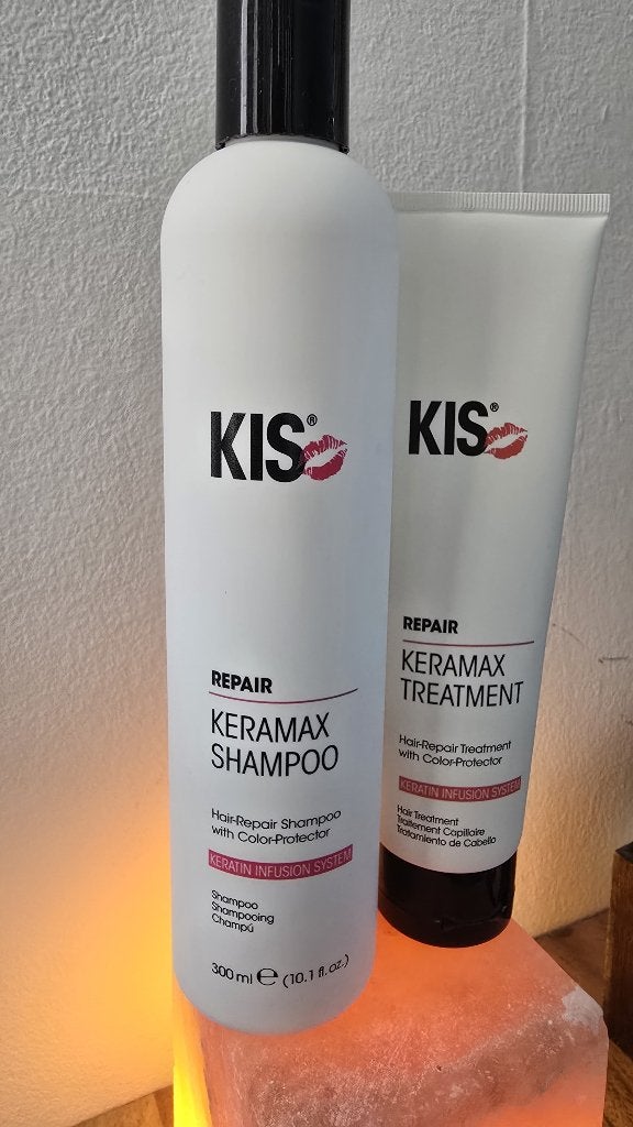 KIS Repair KeraMax Duo Set (Shampoo 300ml + Treatment 150ml), Sieraden, Tassen en Uiterlijk, Ophalen of Verzenden, Nieuw, Shampoo of Conditioner