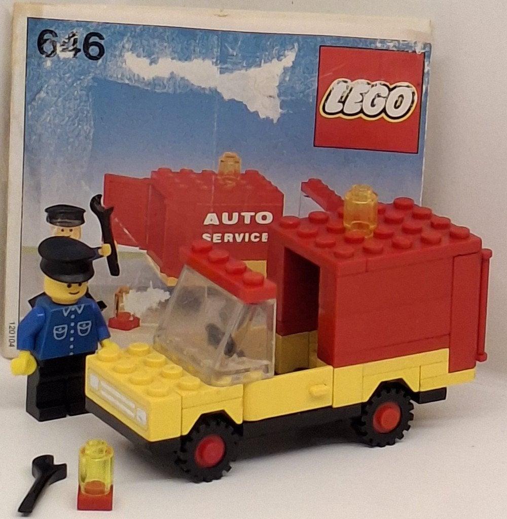 Lego 646 auto Service Vintage, Lego, Ophalen of Verzenden, Complete set, City