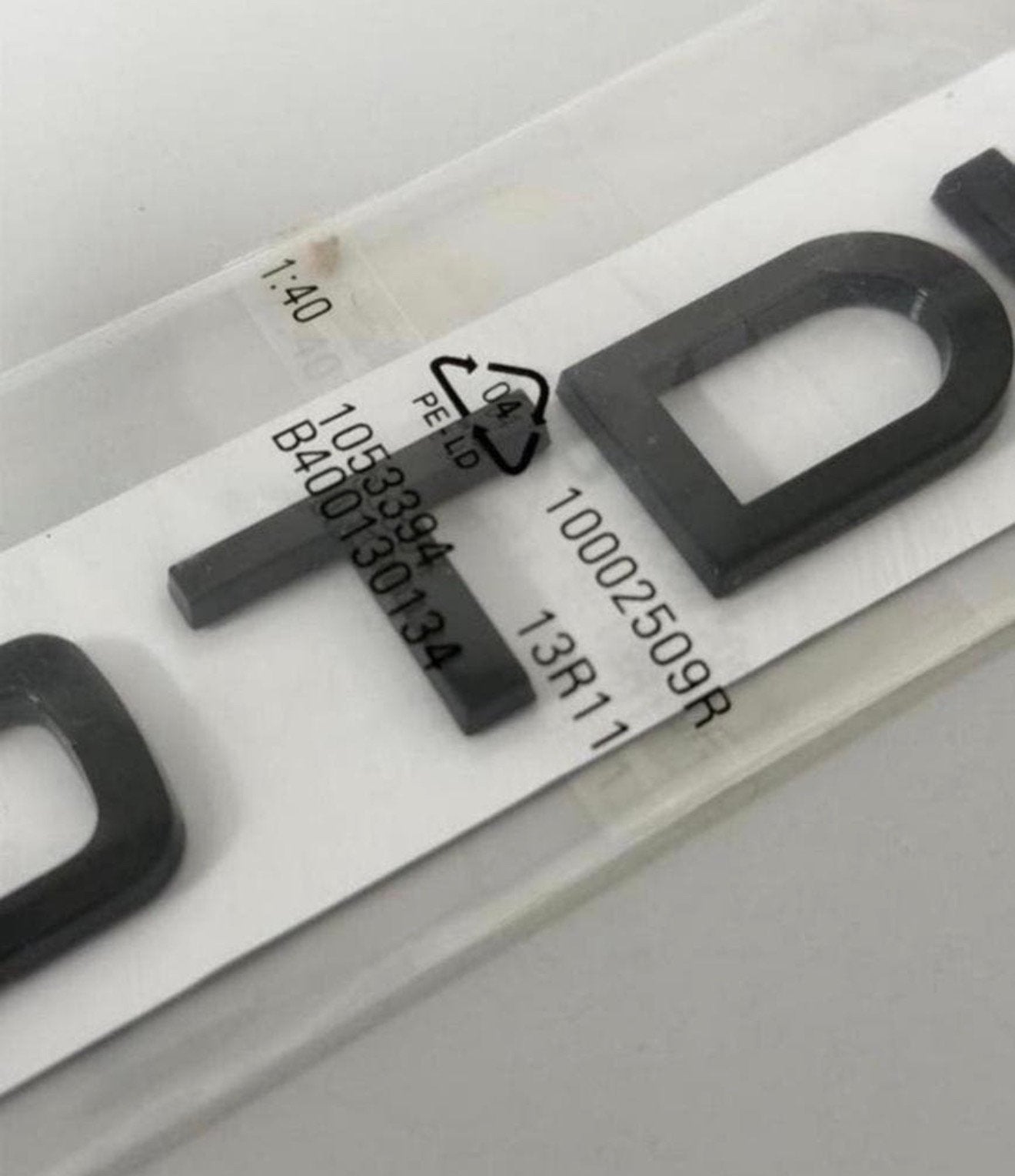 Audi nieuw 3.0 TDI embleem sticker badge logo zwart glans, Ophalen of Verzenden, M, M, M