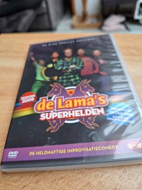 Dvd de lama's, superhelden hh, Alle leeftijden, Ophalen of Verzenden, Zo goed als nieuw, Stand-up of Theatershow