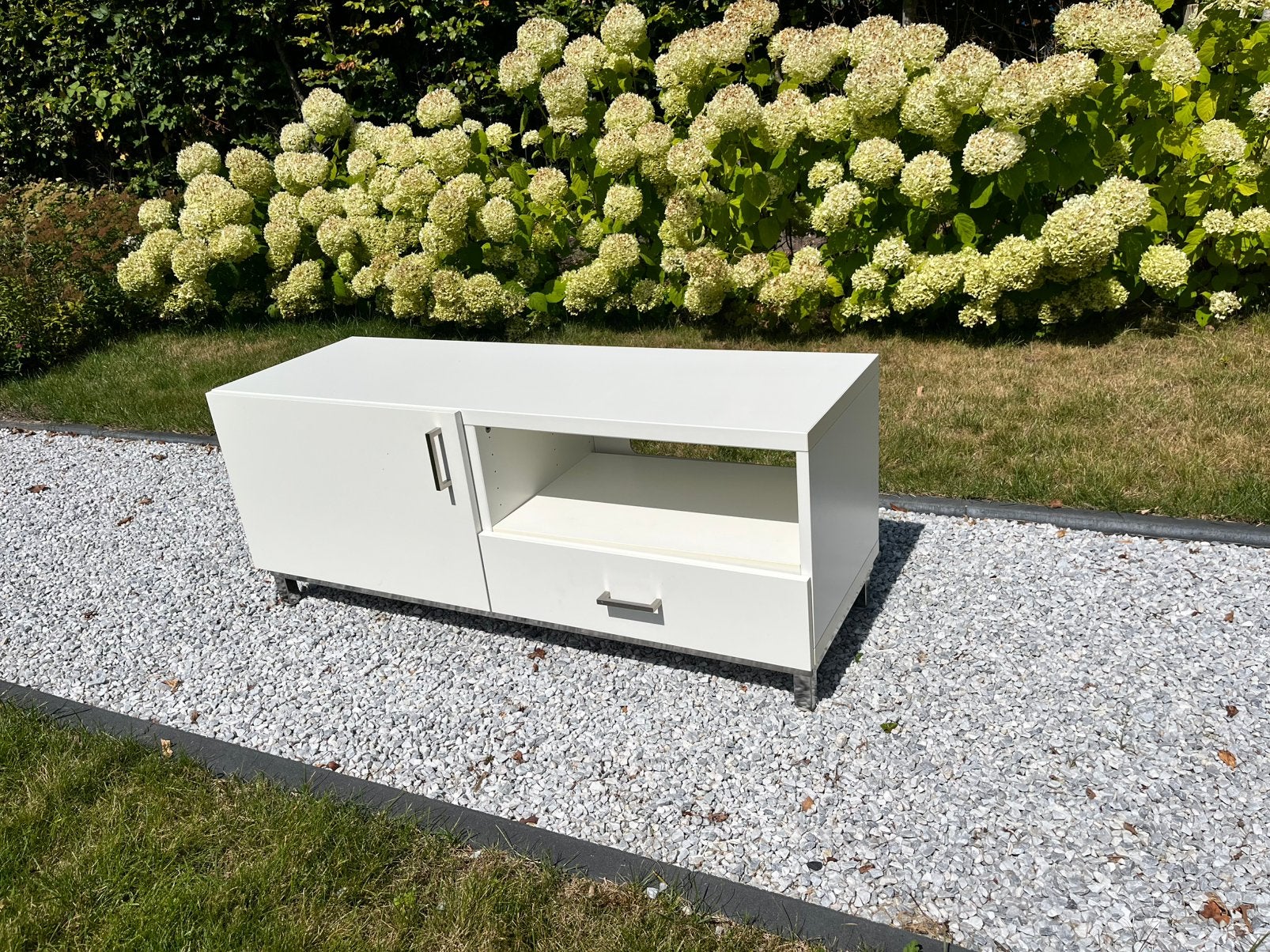 Besta tv meubel Ikea 120x40 wit, Ophalen, Minder dan 50 cm, Zo goed als nieuw, Minder dan 100 cm