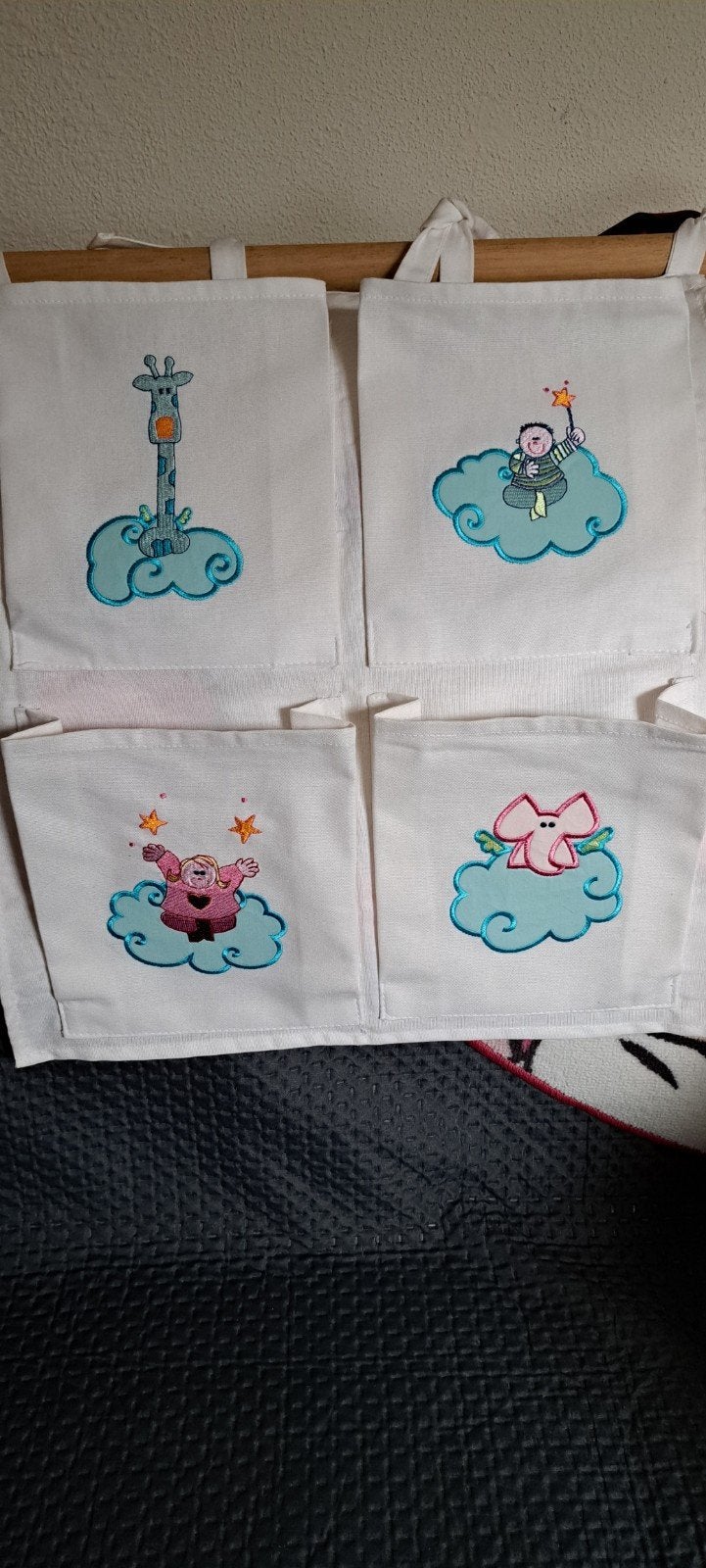 opbergzak met dieren voor box of  babykamer, Ophalen of Verzenden, Wasbaar, Hema, Wanddecoratie