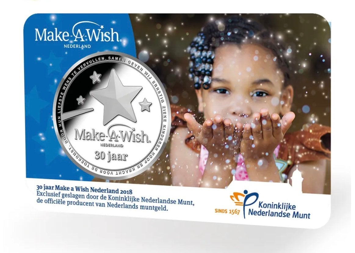 Make a wish penning coincard, Ophalen of Verzenden