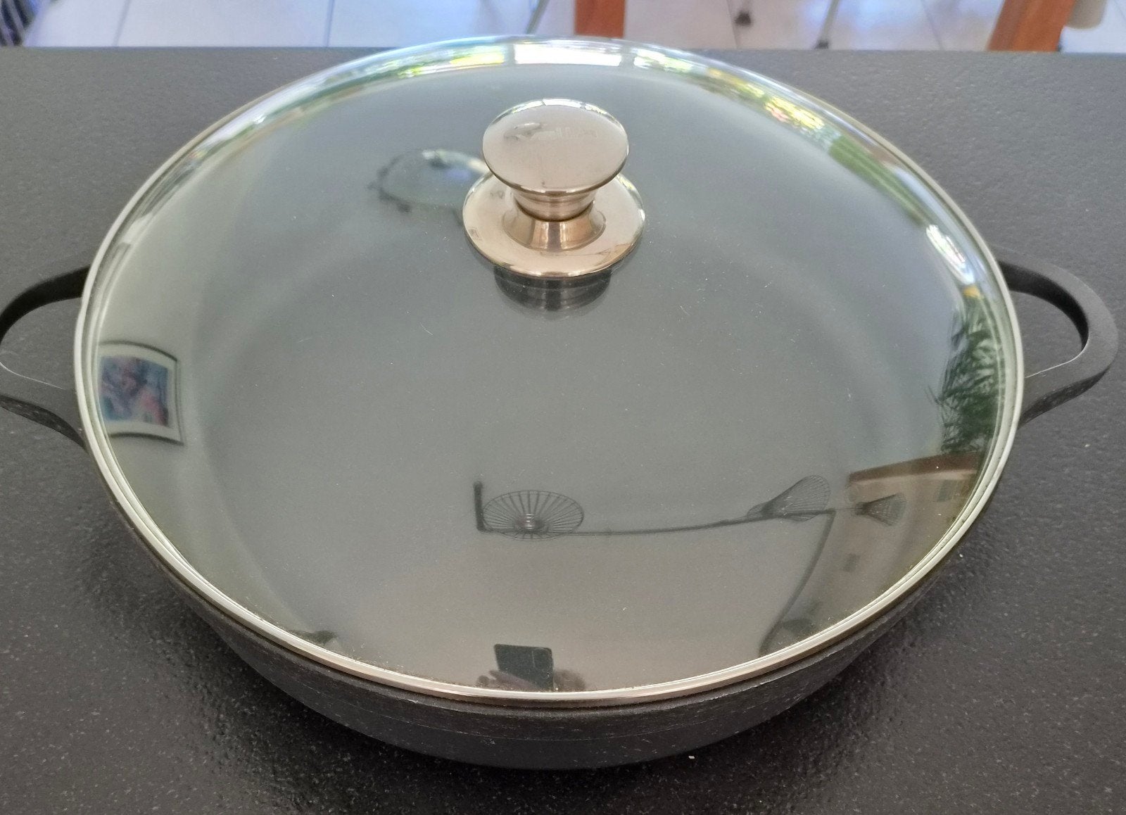 Valira Spaanse Casserole / Braadpan met Deksel, Ophalen, Overige materialen, Gebruikt, Braadpan