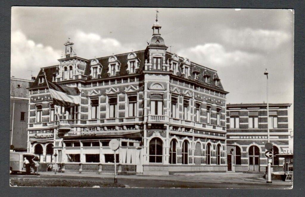 Oude Ansicht Leeuwarden Grand Hotel De Klanderij 1961 Frl., Ophalen of Verzenden, 1960 tot 1980, Gelopen, Friesland