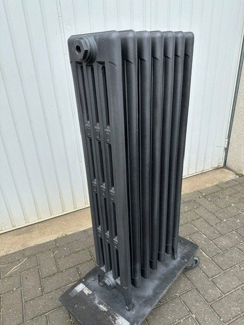 Gietijzeren radiator vintage 6 op vaste voetjes., Doe-het-zelf en Verbouw, Gebruikt, Radiator, Minder dan 60 cm, Ophalen of Verzenden
