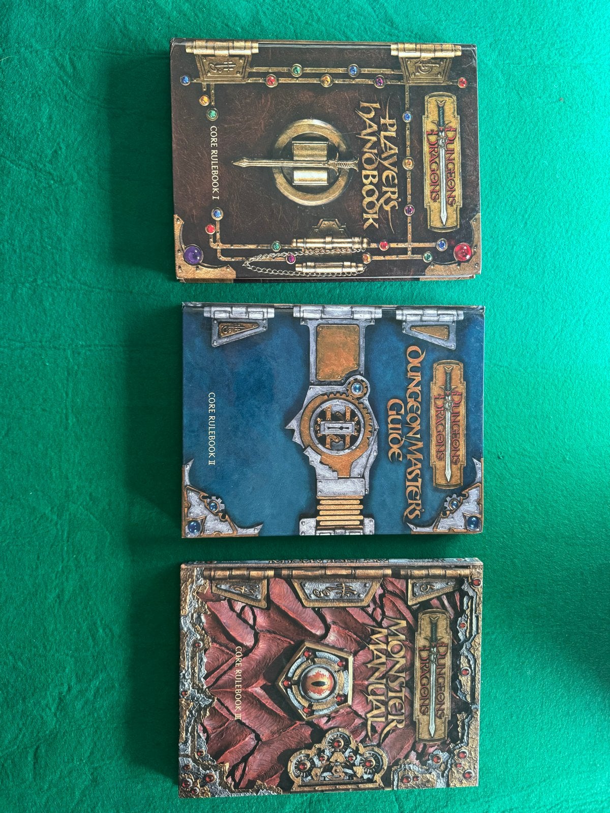 D&D 3e Core Rulebooks: Player's, Dungeon Master's, Monster, Boeken, Fantasy, Gelezen, Ophalen of Verzenden