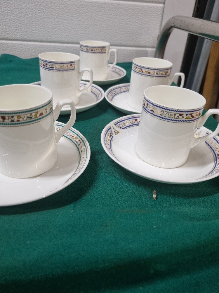 kop en schotels royal garden 5x, Ophalen of Verzenden