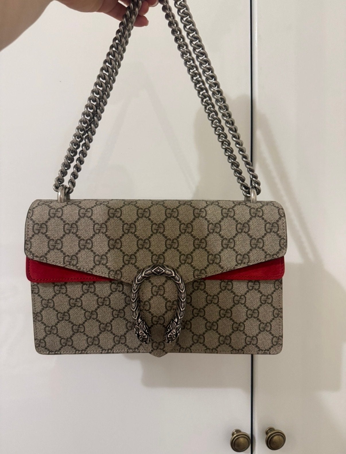 Gucci Dionysus GG Supreme Schoudertas -  nieuw, Ophalen, Nieuw, Bruin, Schoudertasje