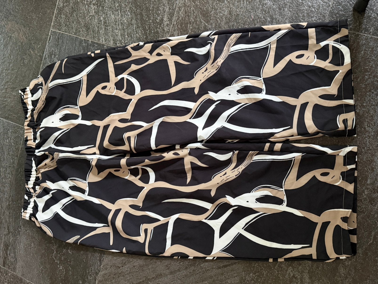 Zwarte broek, Zwart, Maat 46/48 (XL) of groter, Ophalen of Verzenden, Zo goed als nieuw