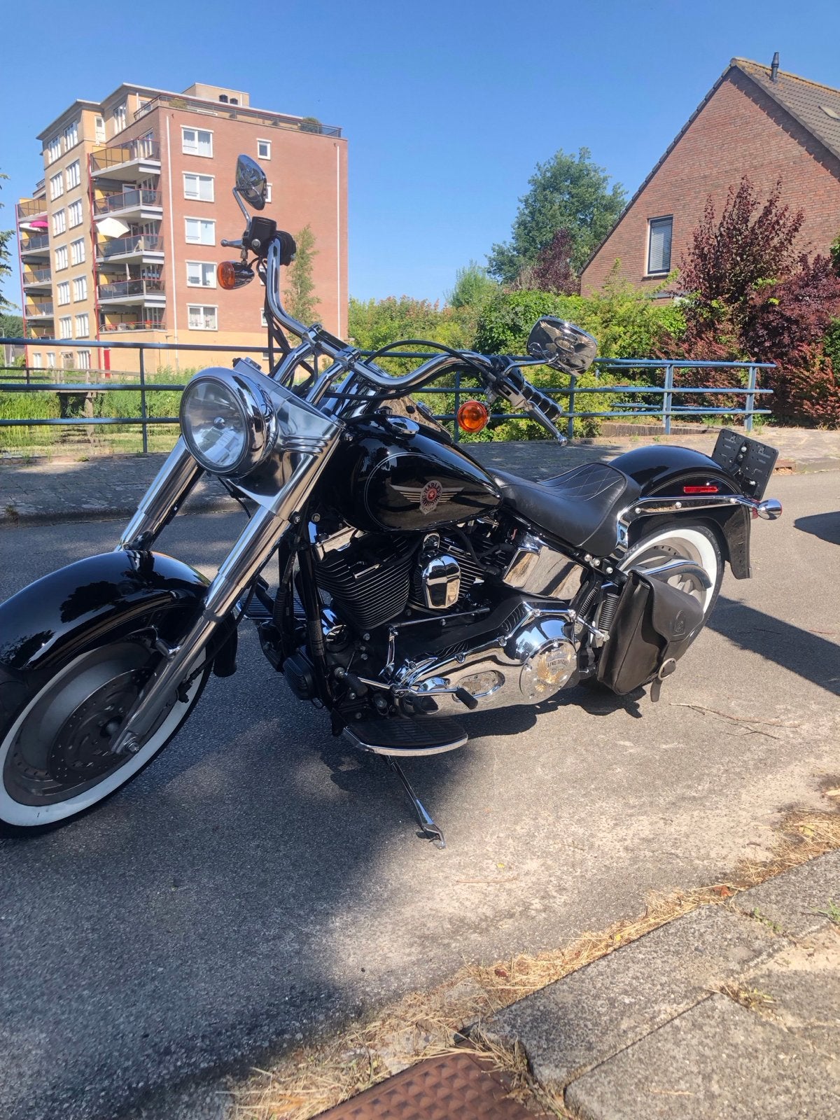 Harley-Davidson Fat Boy FLSTFI- Klassieke Chopper, 2 cilinders, Occasion, Particulier, Handgeschakeld