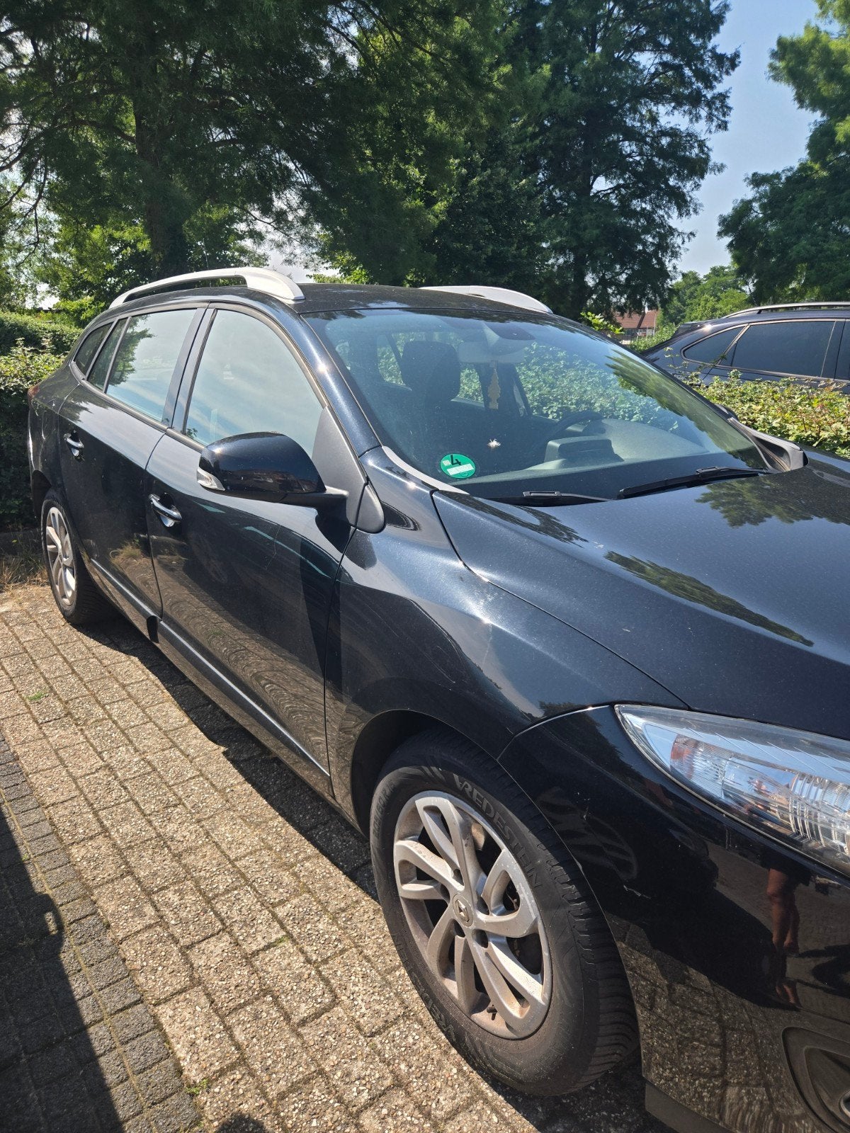 Renault Mégane 1.5 DCI 81KW Estate 2013 Zwart met gebrek., Auto's, Voorwielaandrijving, 4 cilinders, 1283 kg, Zwart