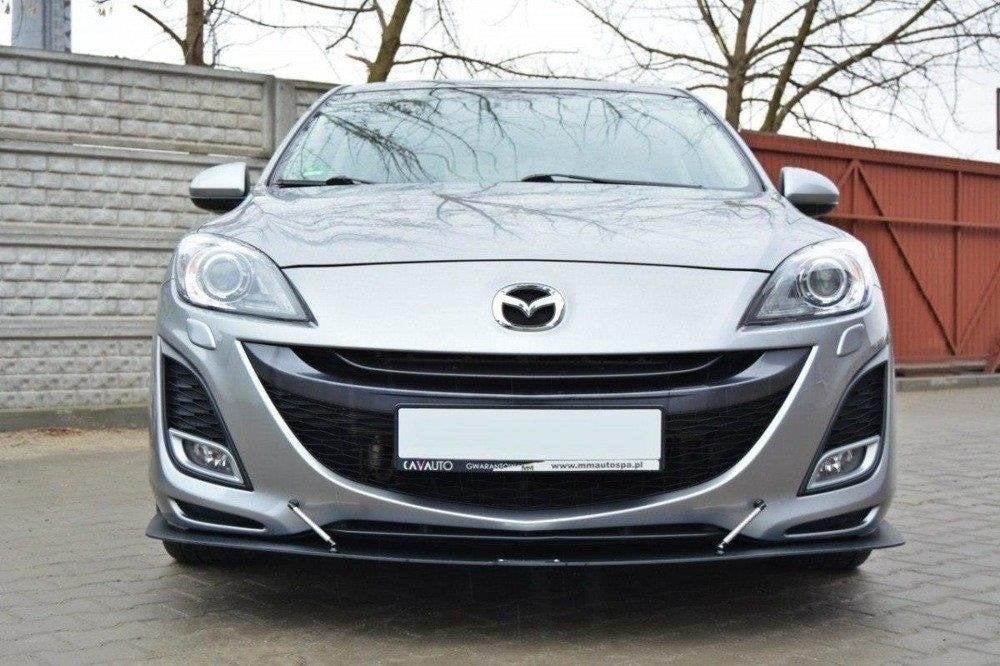 Maxton Design Spoiler Lip Splitter Voor Mazda 3 MK2 Sport, Verzenden, Automotive Parts, A.parts@hotmail.nl, Trasmolenlaan 12 3447 GZ Woerden