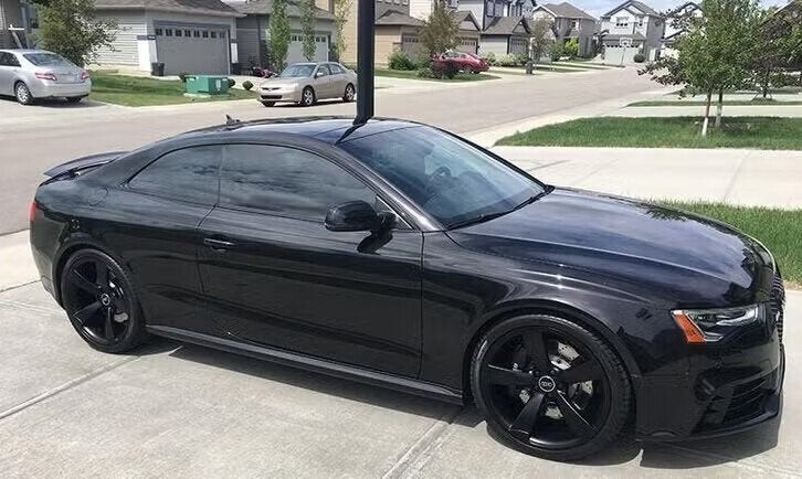 Originele 20 inch Audi Rotor Black Concave velgen RS5, Auto-onderdelen, Banden en Velgen, Audi, Gebruikt, 275 mm, Banden en Velgen