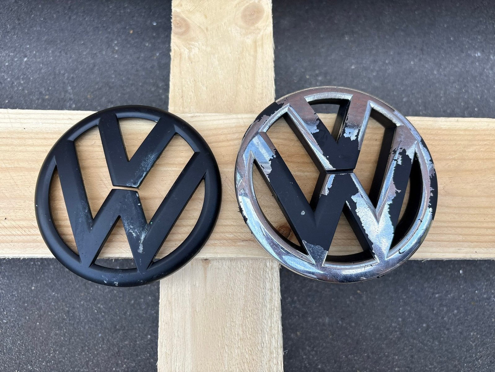 Originele VW Emblemen (Voor + Achter) – Polo 6R / 6C, Ophalen of Verzenden, Volkswagen