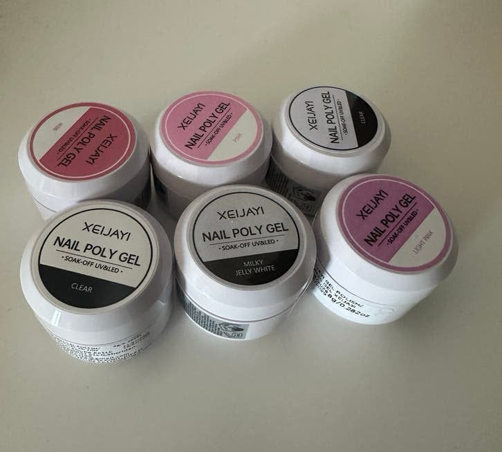 Nieuwe Poly Gel en Color Gel Set voor Nagels, Ophalen of Verzenden, Nieuw, Verzorging