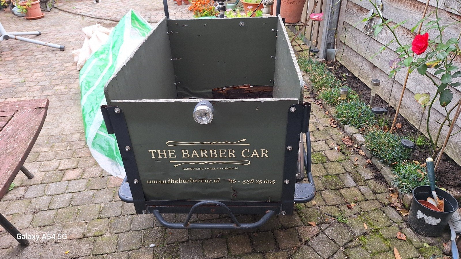 Bakfiets - The Barber Car - Gebruikt, Ophalen of Verzenden