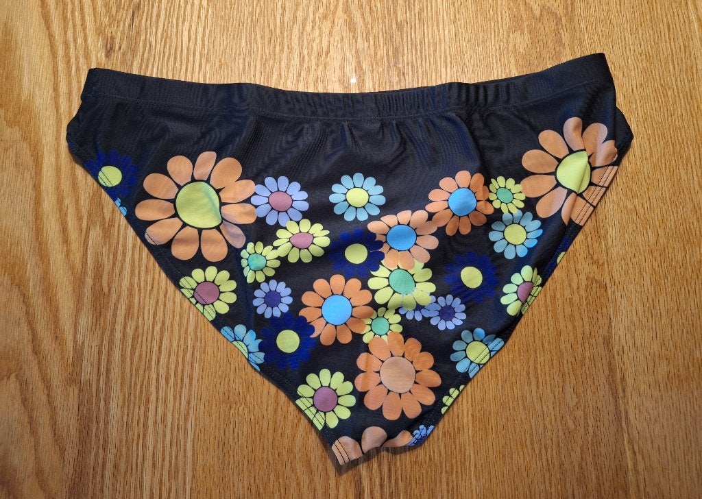 Zwemslip met bloemenprint maat s, Kleding | Heren, Badmode en Zwemkleding, Onbekend, Zwart, Zwemslip, Verzenden