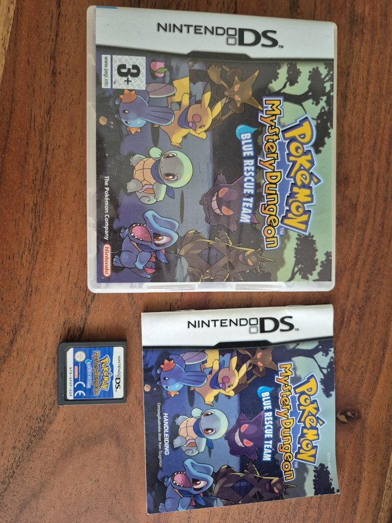 Pokémon Mystery Dungeon Blue Rescue Team Nintendo DS, 1 speler, Ophalen of Verzenden, Zo goed als nieuw, Role Playing Game (Rpg)