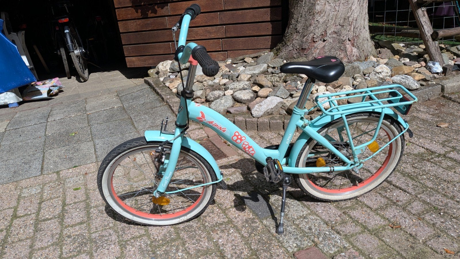 Alpina kinderfiets 18 inch - gebruikt, Fietsen en Brommers, Ophalen, Velgrem, Alpina, 16 tot 20 inch