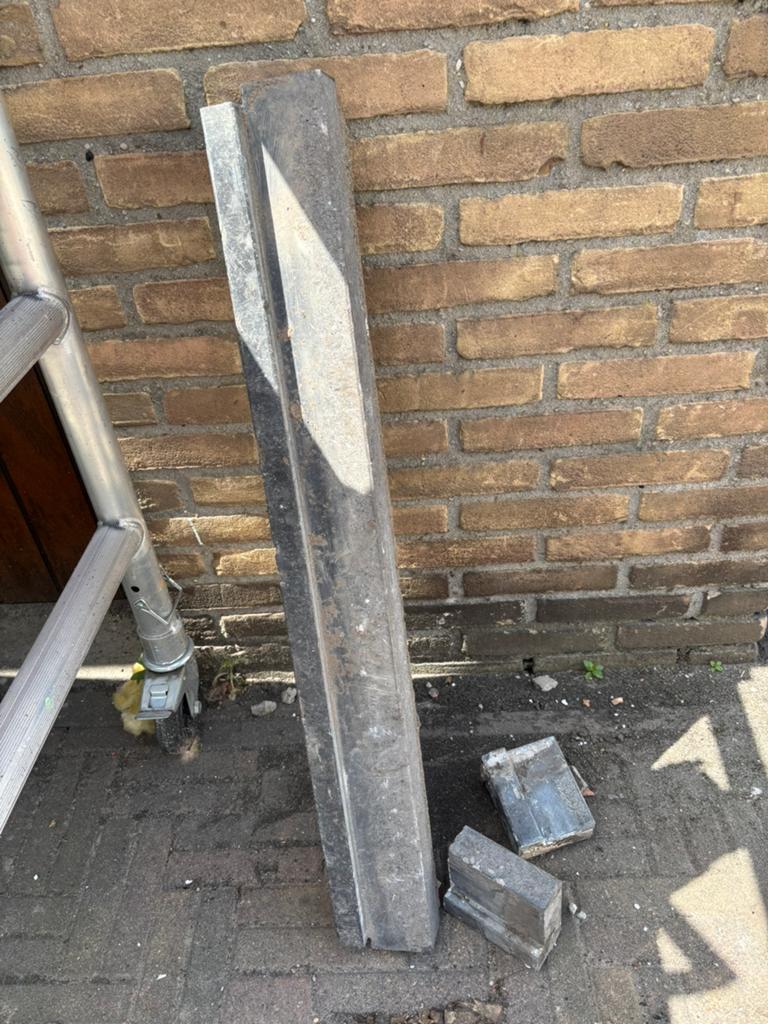 Hardstenen dorpel, Doe-het-zelf en Verbouw, Ophalen, Gebruikt