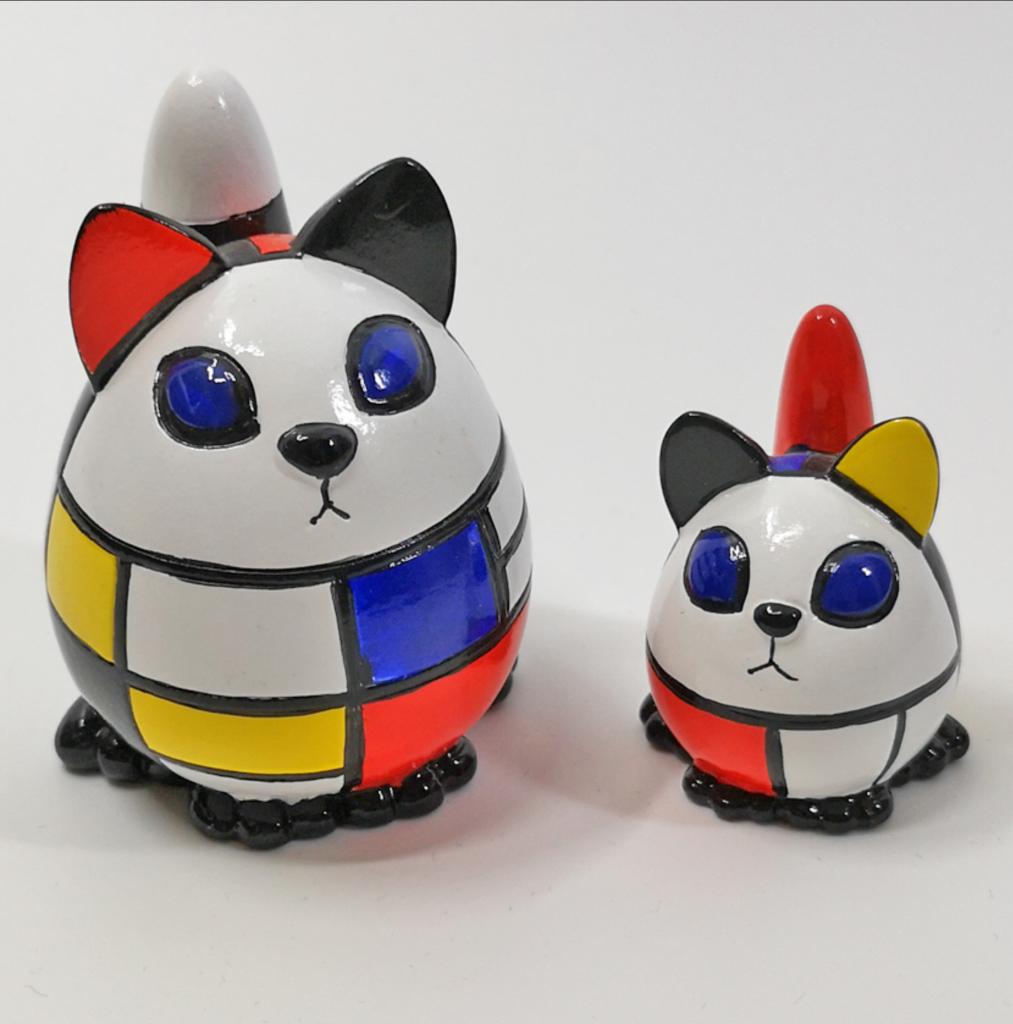 Beeldjes, Mondriaan Katten, Ophalen, Nieuw, Dier
