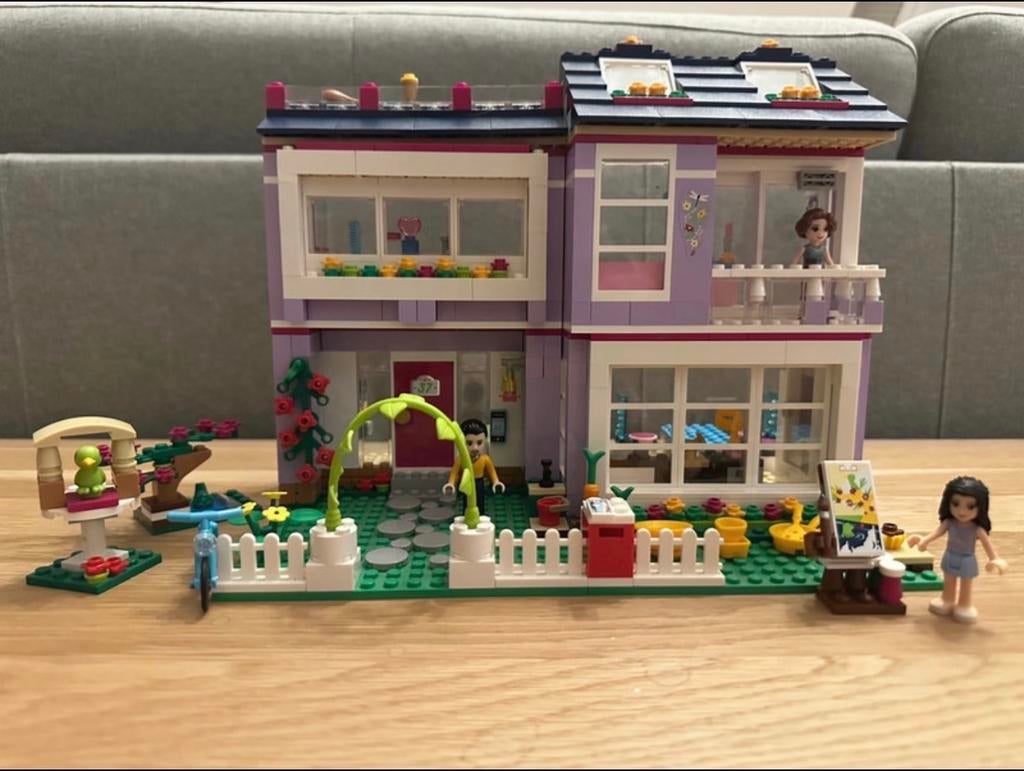 Lego Friends Emma's Huis (41095), Ophalen of Verzenden, Gebruikt, Complete set, Lego
