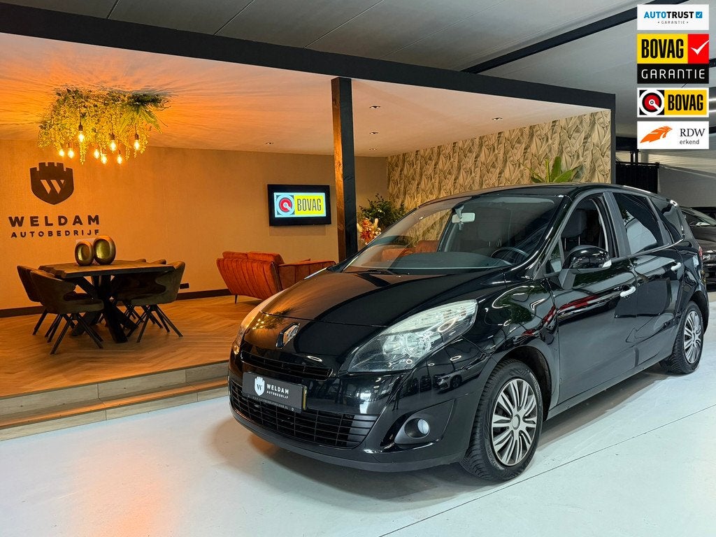 Renault Grand Scénic 1.6 Authentique|Nieuwe distributieriem, Euro 5, Stof, Gebruikt, Zwart