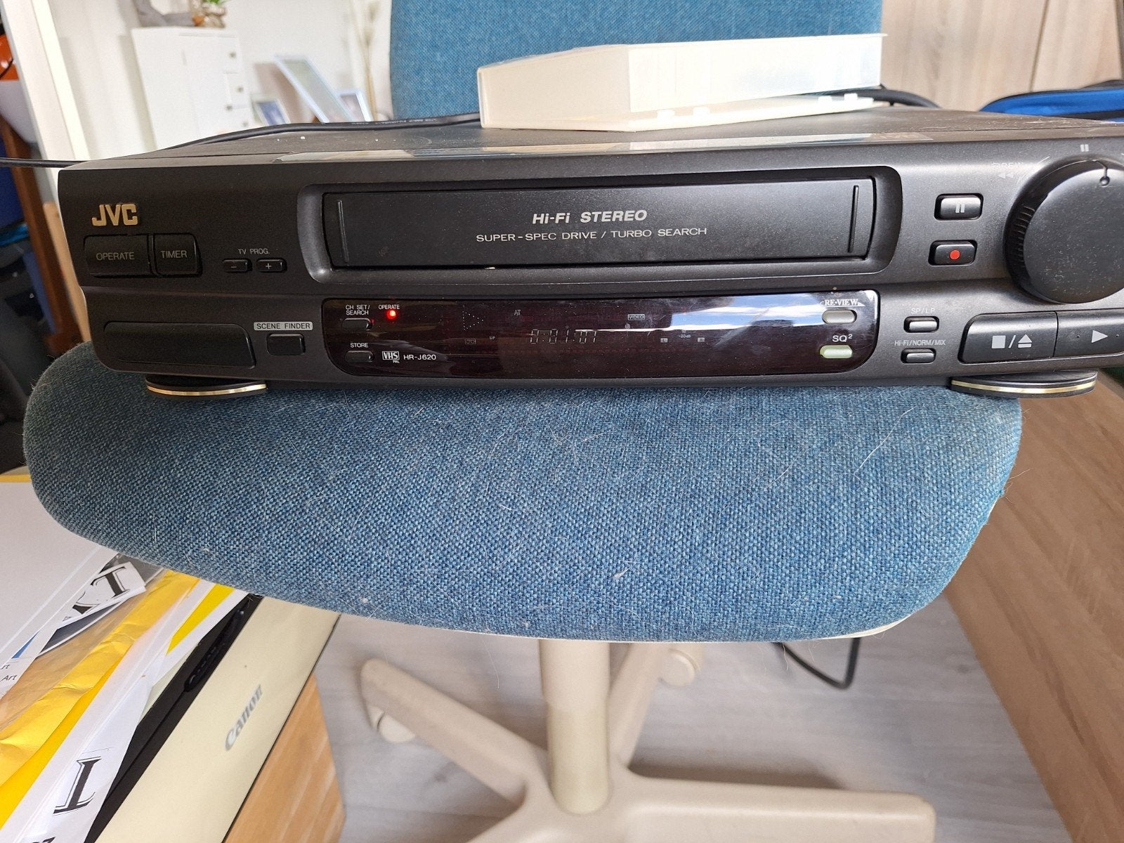 vhs videorecorder JVC HR J62O, Ophalen of Verzenden, Gebruikt, VHS-speler of -recorder