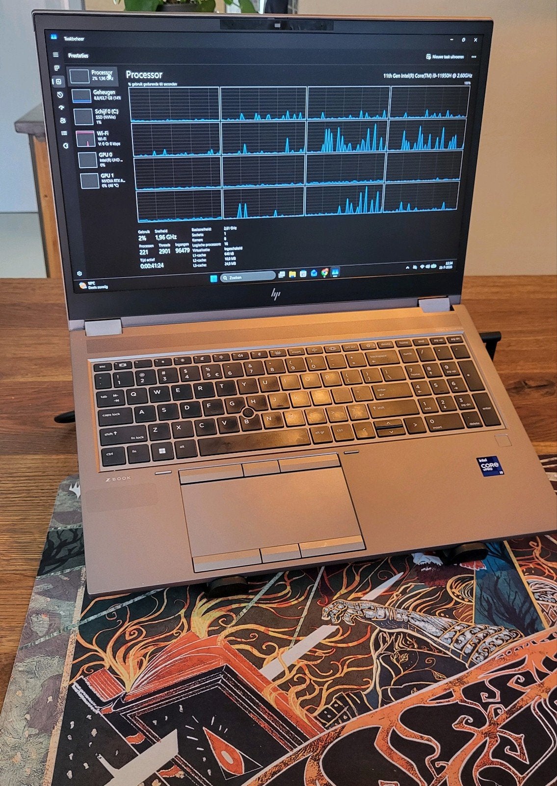 HP ZBook G8 i9 11th Gen, RTX A3000, 64GB RAM, 1TB SSD, Computers en Software, Windows Laptops, 64 GB of meer, Met videokaart, Qwerty