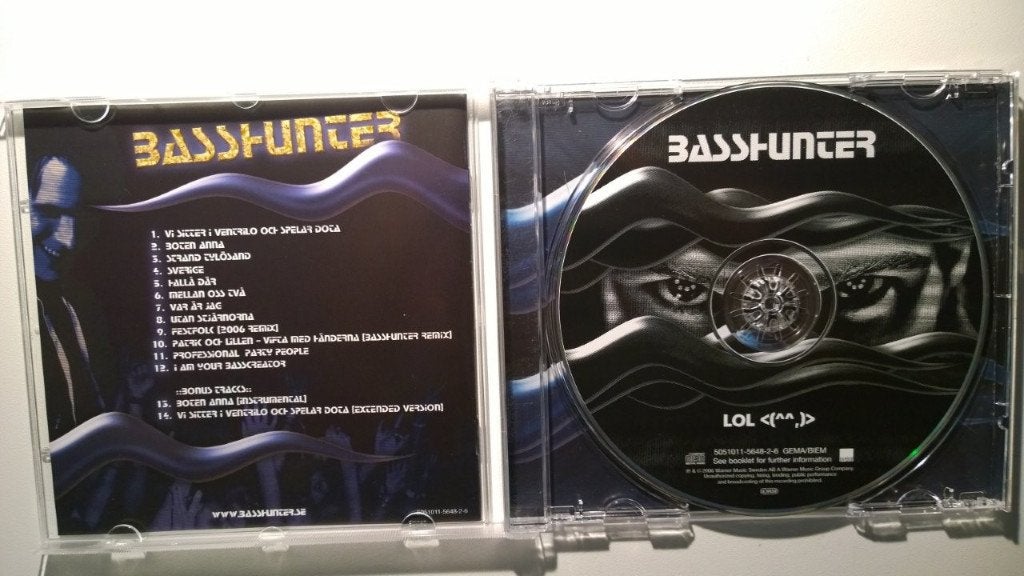 Basshunter - LOL, Cd's en Dvd's, Cd's | Dance en House, Ophalen of Verzenden, Zo goed als nieuw, Dance, Album