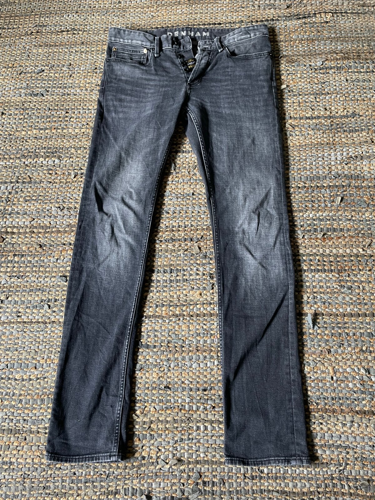 Denham Razor Slim Fit Jeans W32 L34 - Grijs, Ophalen of Verzenden, Gedragen, Grijs, W32 (confectie 46) of kleiner