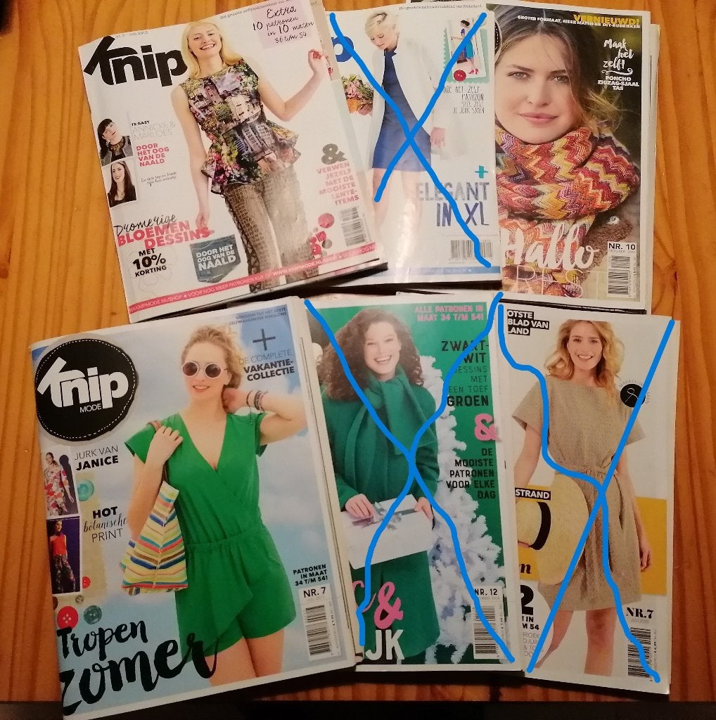 Knipmode boeken 2015 T/M 2017 VANAF € 4,00, Overige typen, Vrouw, Ophalen of Verzenden, Zo goed als nieuw