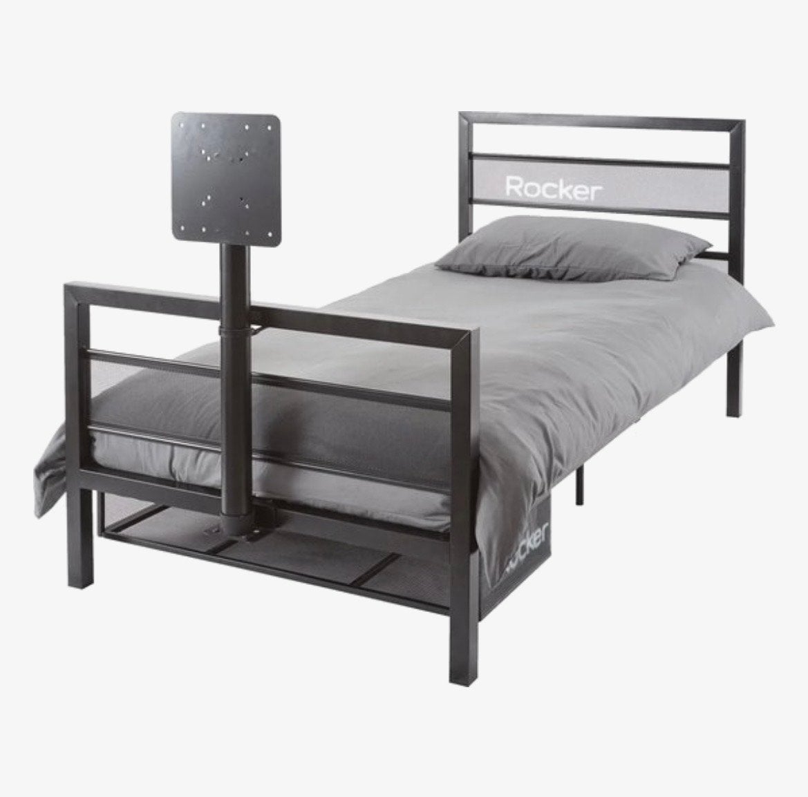 X Rocker Gaming Bed 90x200 met TV-steun en opbergvak, Ophalen, Gebruikt, 90 cm, Eenpersoons