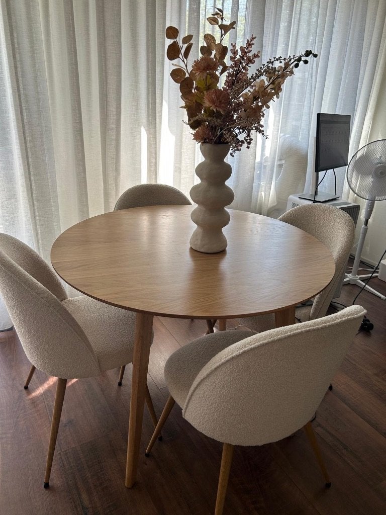 4 stoelen, Huis en Inrichting, Stoelen, Ophalen, Gebruikt, Stof, Vier