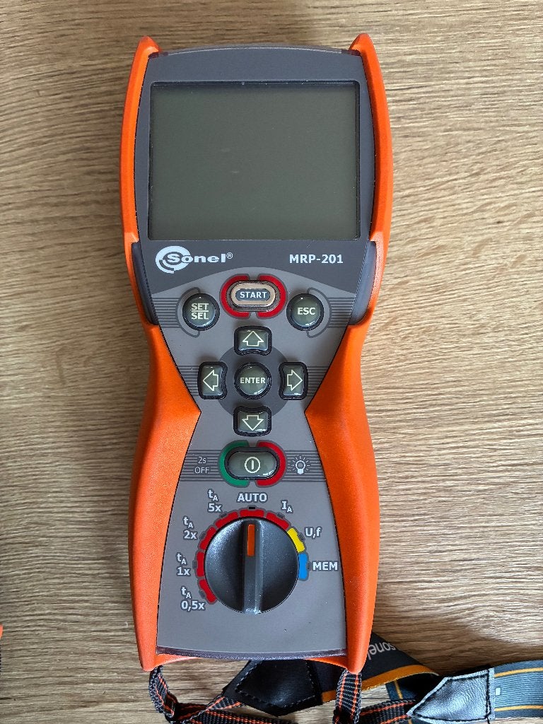 Sonel mrp 201 aardlektester, Ophalen, Gebruikt, Multimeter