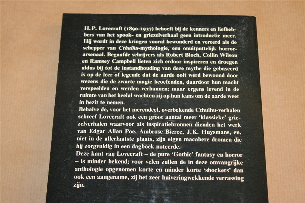 Griezelverhalen — Lovecraft, Hermans & 22 Verhalen, Boeken, Ophalen of Verzenden, Gelezen