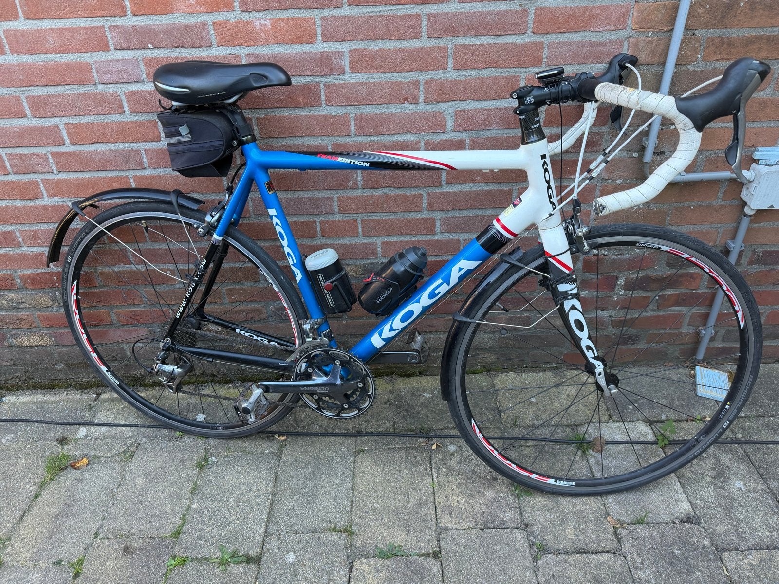 Koga Racefiets - Blauw/Wit - Goede Staat, Ophalen, 28 inch, Gebruikt, Aluminium