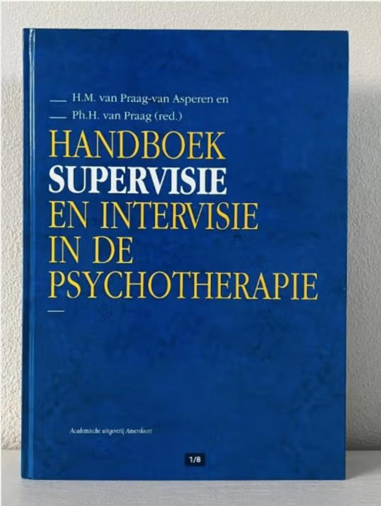 Handboek supervisie en intervisie in de psychotherapie, Boeken, Ophalen of Verzenden, Zo goed als nieuw, Overige onderwerpen