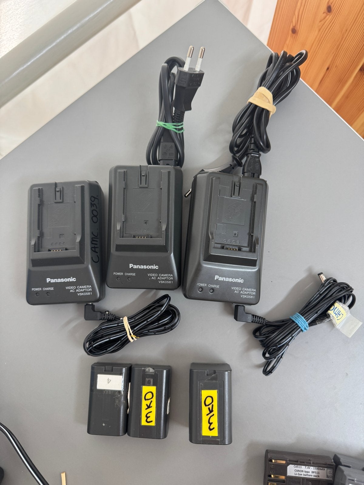 Panasonic VSK0581 Opladers en Batterijen voor Videocamera's, Ophalen of Verzenden, Gebruikt, Oplaadbaar